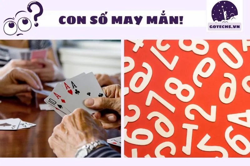 Các con số may mắn liên quan đến giấc mơ đánh bài