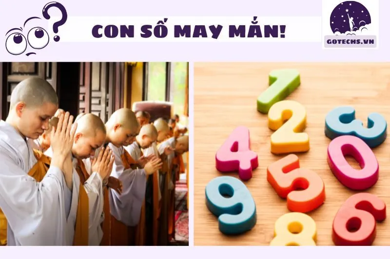 Các con số may mắn liên quan đến giấc mơ thấy thầy chùa