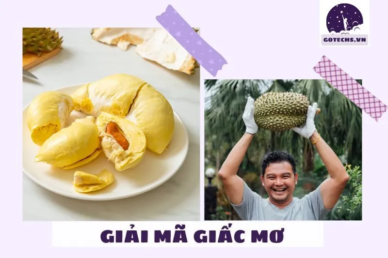 Các tình huống đặc biệt khi mơ thấy quả sầu riêng