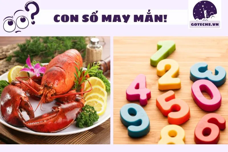 Con số may mắn khi mơ thấy tôm