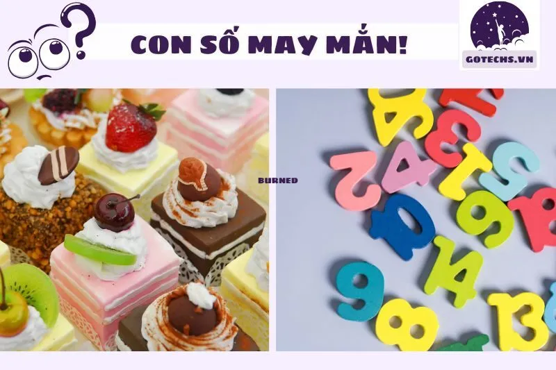 Con số may mắn liên quan đến giấc mơ thấy bánh