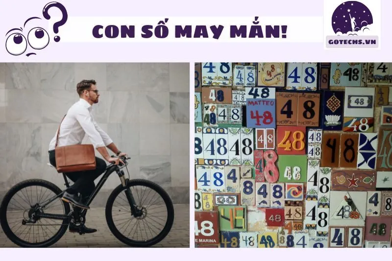 Con số may mắn liên quan đến giấc mơ thấy xe đạp