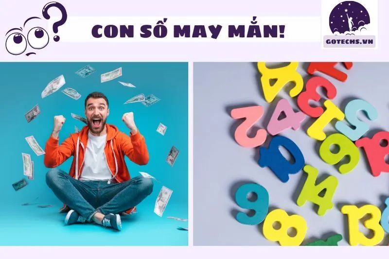 Con số may mắn tương ứng với giấc mơ trúng số