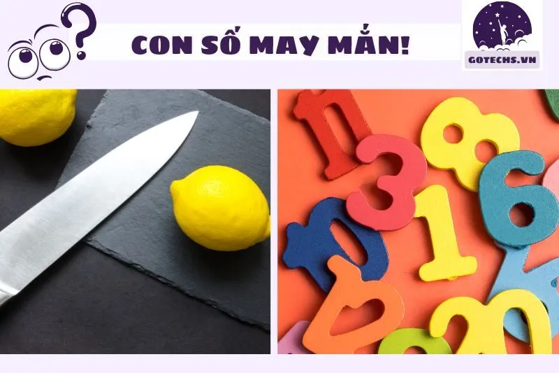 Những con số may mắn liên quan đến giấc mơ dao