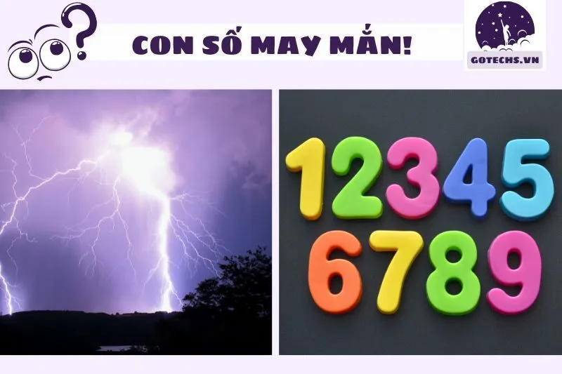 Số may mắn liên quan đến giấc mơ thấy sấm sét