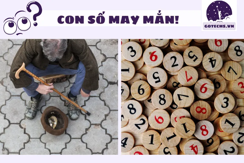 Những con số may mắn liên quan đến giấc mơ ăn xin