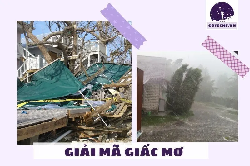 Các tình huống thường gặp khi nằm mơ thấy cơn bão lớn