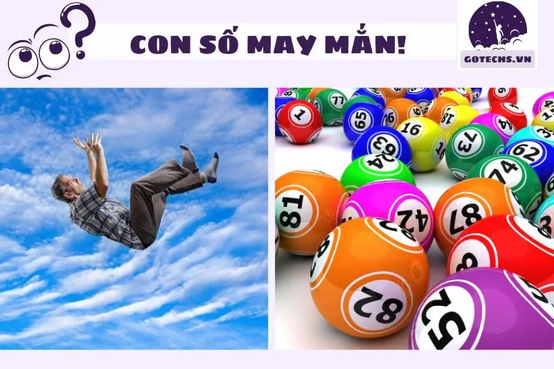 Nằm mơ thấy rơi từ trên cao xuống đánh con gì?