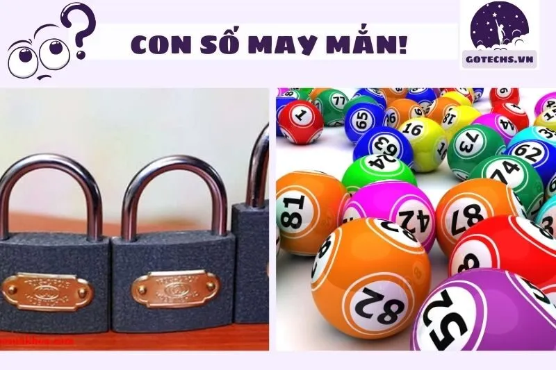 Các con số may mắn liên quan đến nằm mơ thấy ổ khóa